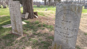 The graves of the Harrelson family.