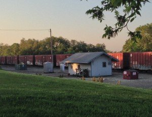 The Sibley Depot as it appeared in 2014.